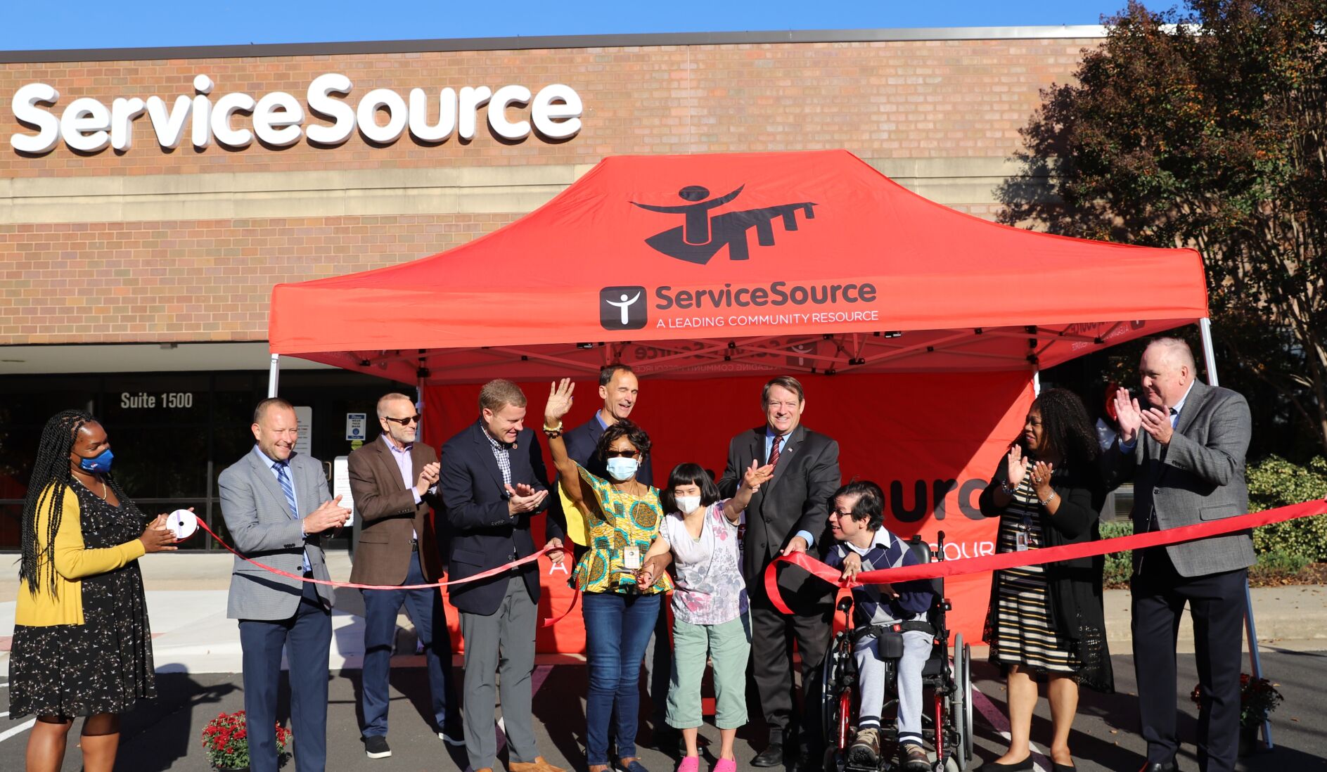 ServiceSource ribbon cutting Lorton